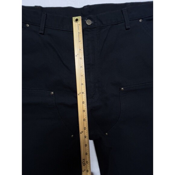 Carhartt Loose Fit Washed Duck Double-Front Black Utility Work Pant Men's 40x32 - Picture 7 of 16